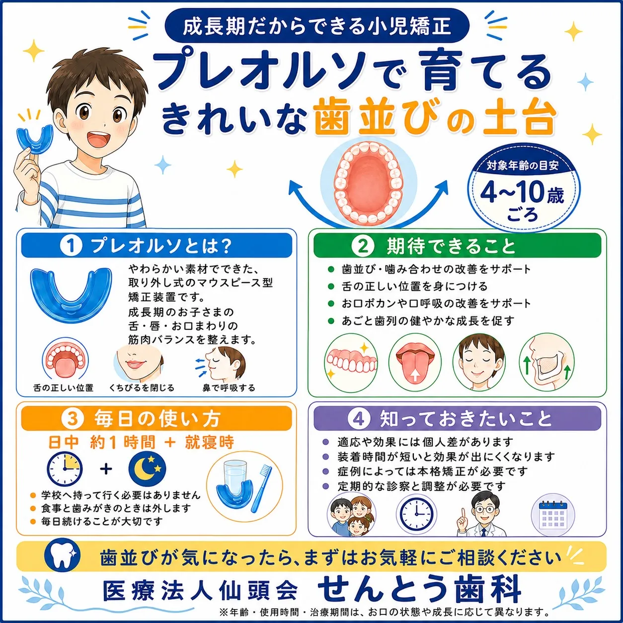 お子様の良くない歯並び• 咬み合わせは早い段階からのアプロー...